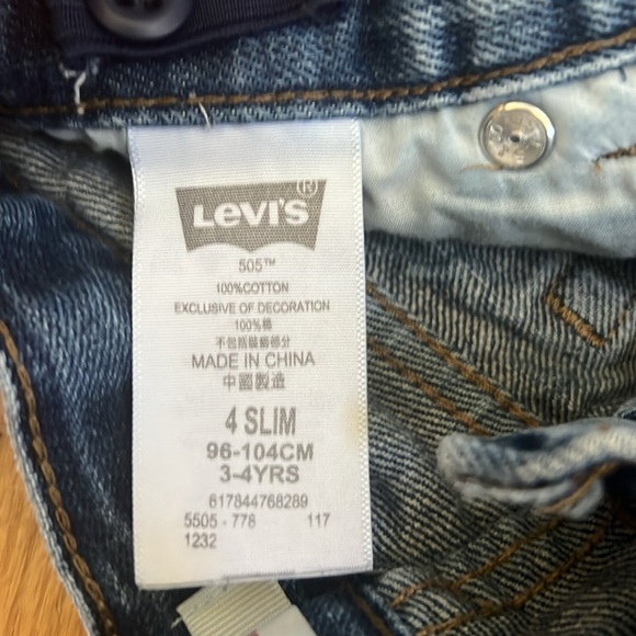 Levi’s 505 Medium Wash Jean Size 4 SLIM - Picture 4 of 8